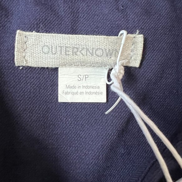 NEW Outerknown Utility Coveralls S.E.A Jumpsuit Navy Blue Sz S - Picture 9 of 13